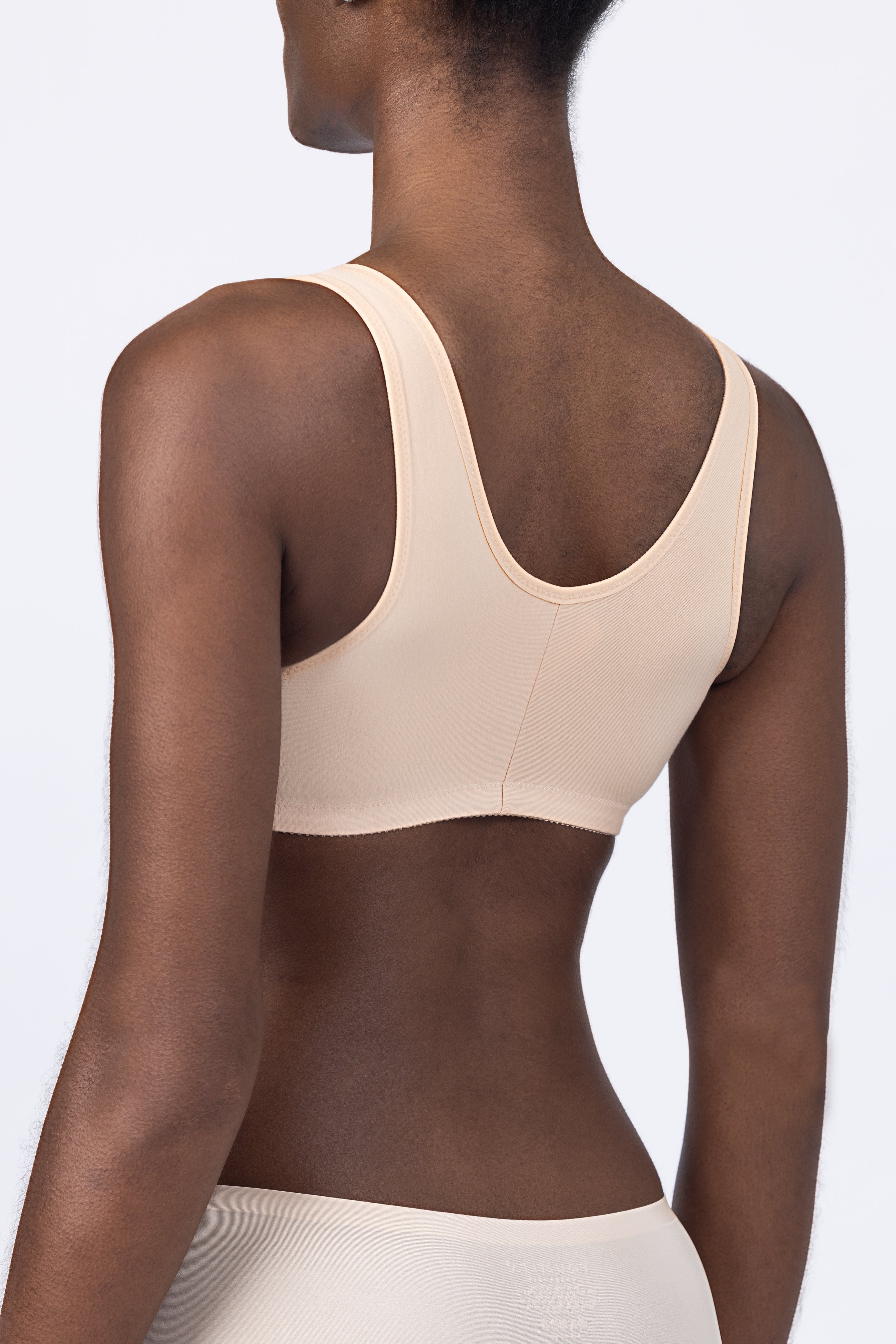 The Vivian Front Closure Bra in Honey Beige