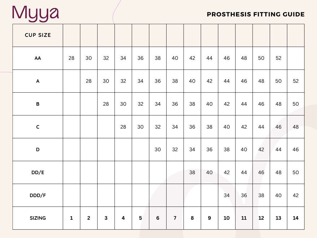 Myya Breast Form in Cashmere Beige
