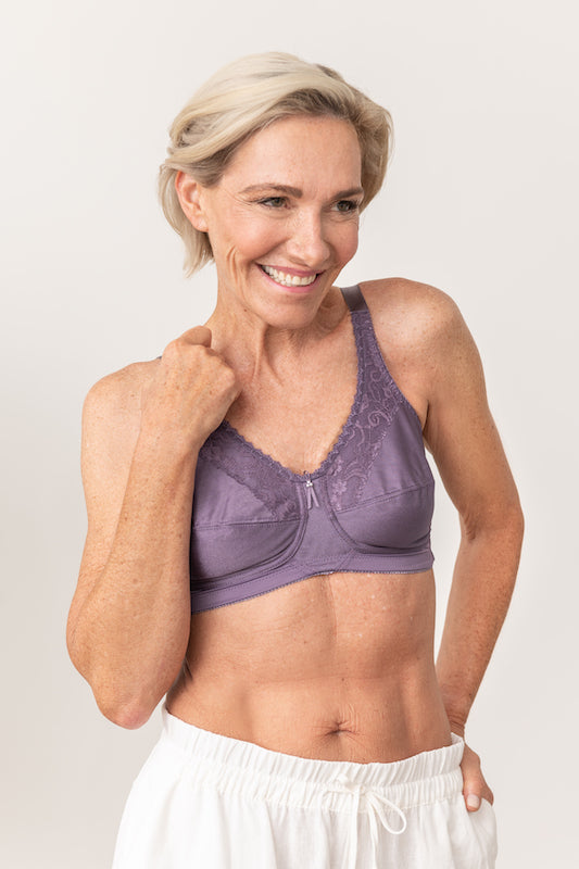 The Josie Bra in Amethyst Purple