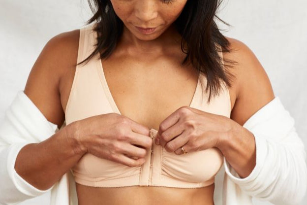 The Vivian Front Closure Bra in Honey Beige